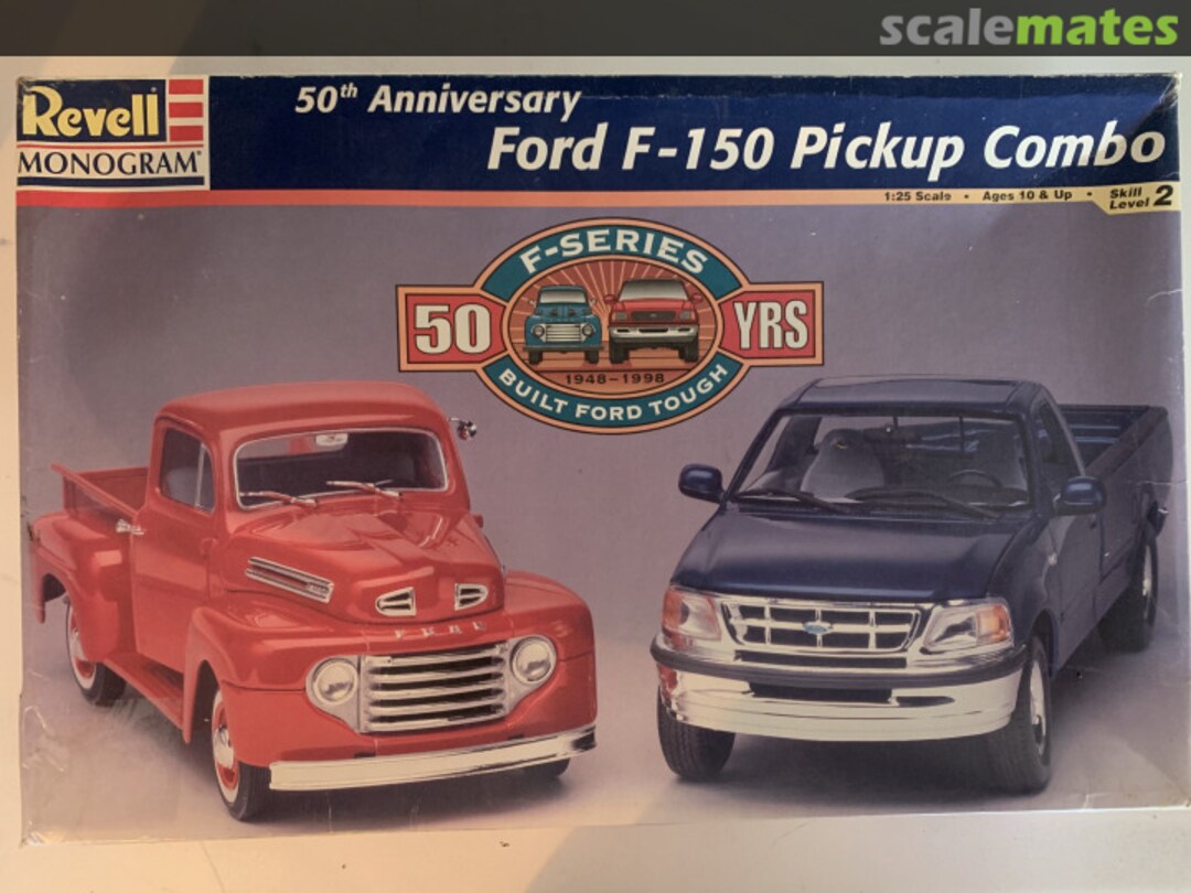 Boxart 50th Anniversary Ford F-150 Pickup Combo 85-7654 Revell Monogram Boxart 50th Anniversary Ford F-150 Pickup Combo 85-7654 Revell Monogram