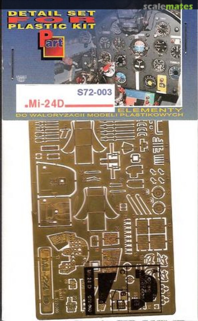 Boxart Mil Mi-24D Hind S72-003 Part Boxart Mil Mi-24D Hind S72-003 Part