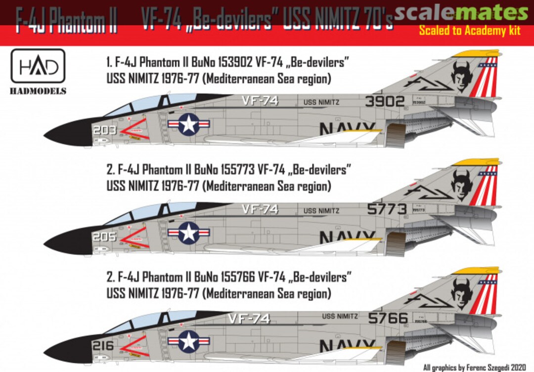 Boxart McDonnell F-4J Phantom 48223 HADmodels Boxart McDonnell F-4J Phantom 48223 HADmodels