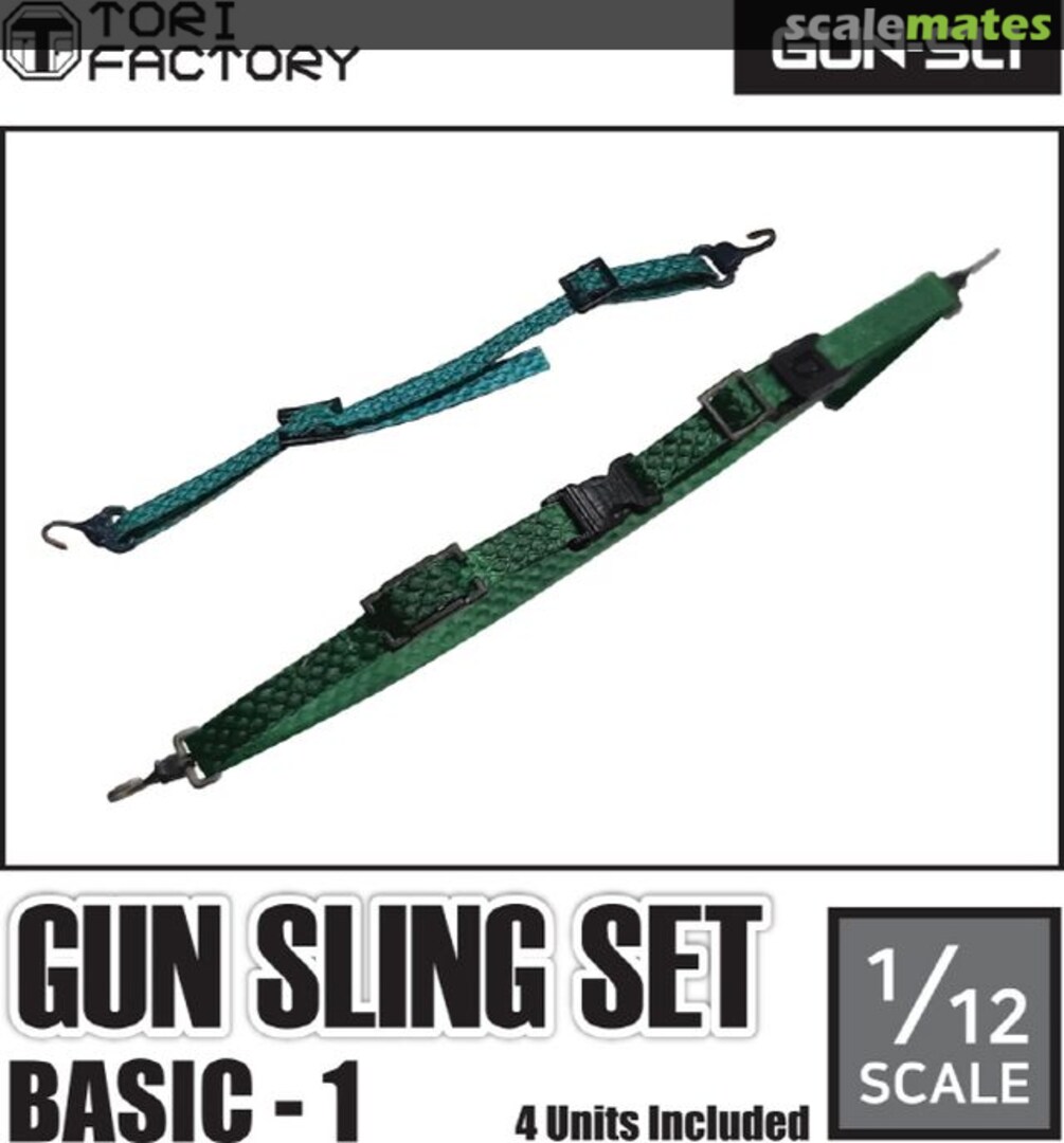 Boxart Gun Sling Set Basic 1 (4 Pieces) GUN-SL1 Tori Factory Boxart Gun Sling Set Basic 1 (4 Pieces) GUN-SL1 Tori Factory