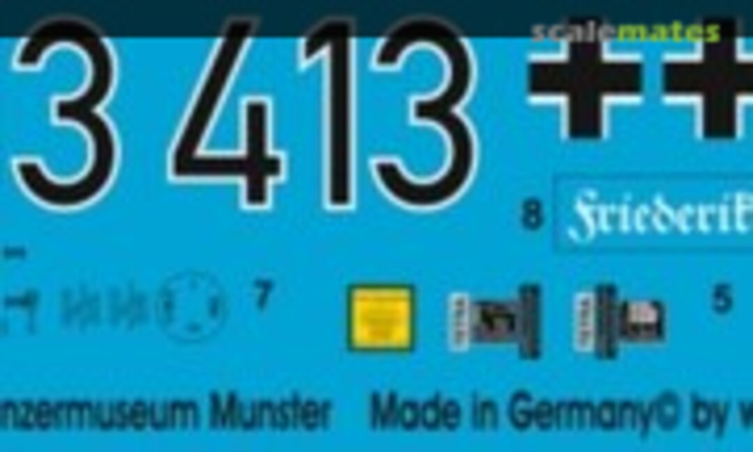 1:16 Panzer IV F2 DAK Panzermuseum Munster (Peddinghaus-Decals EP 2360) EP 2360