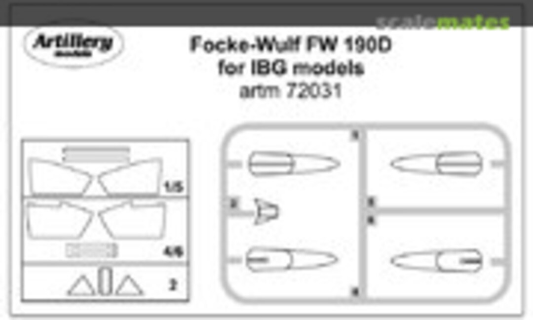 1:72 Focke-Wulf Fw-190D (Artillery models 72031) 72031