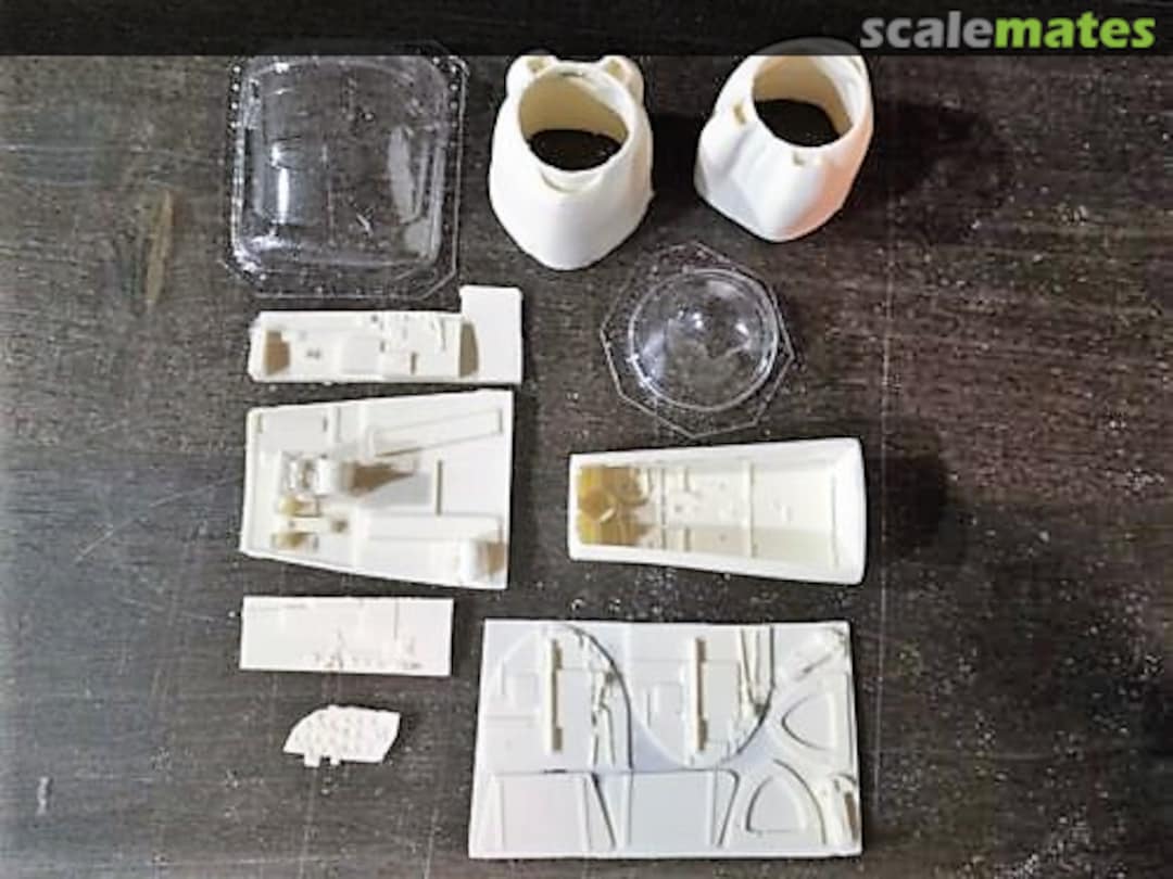 Boxart B-26B Maurader Resin Correction Improvement Set Wilde Sau Resin Boxart B-26B Maurader Resin Correction Improvement Set Wilde Sau Resin