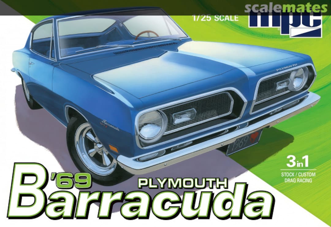 Boxart '69 Plymouth Barracuda MPC994 MPC Boxart '69 Plymouth Barracuda MPC994 MPC