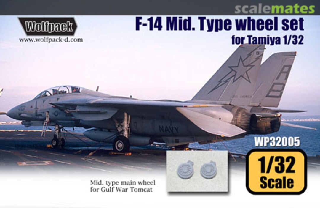 Boxart F-14 Tomcat Mid Type Wheel Set WP32005 Wolfpack Boxart F-14 Tomcat Mid Type Wheel Set WP32005 Wolfpack