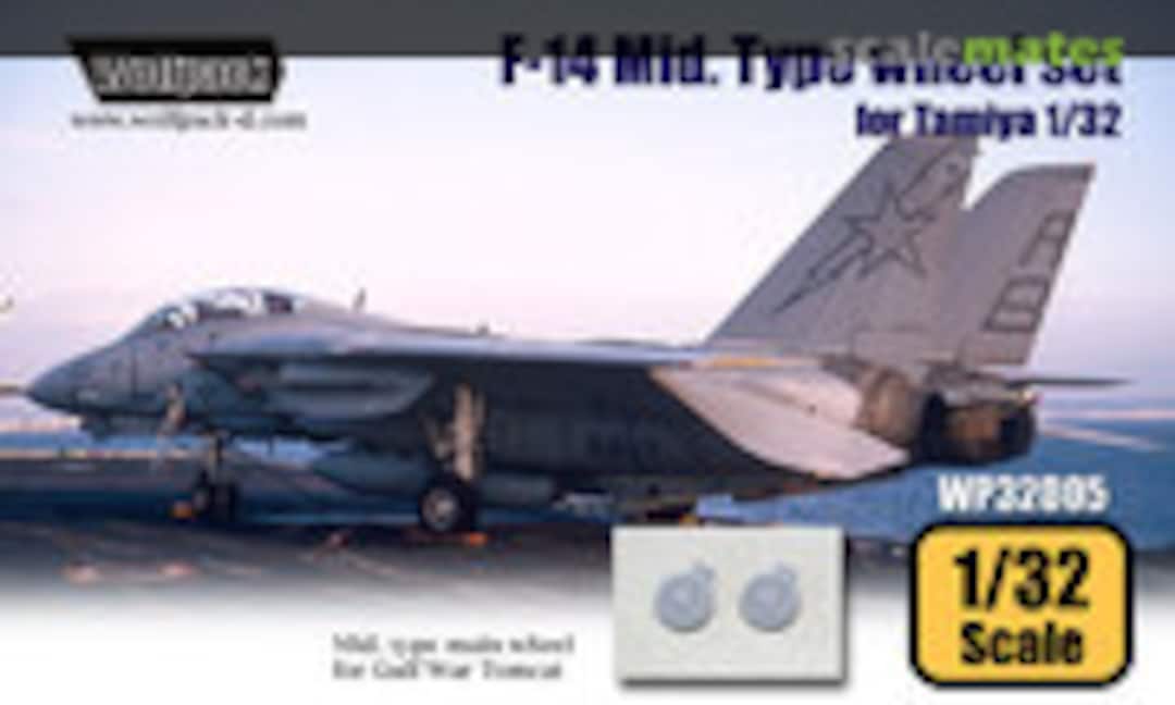 1:32 F-14 Tomcat Mid Type Wheel Set (Wolfpack WP32005)