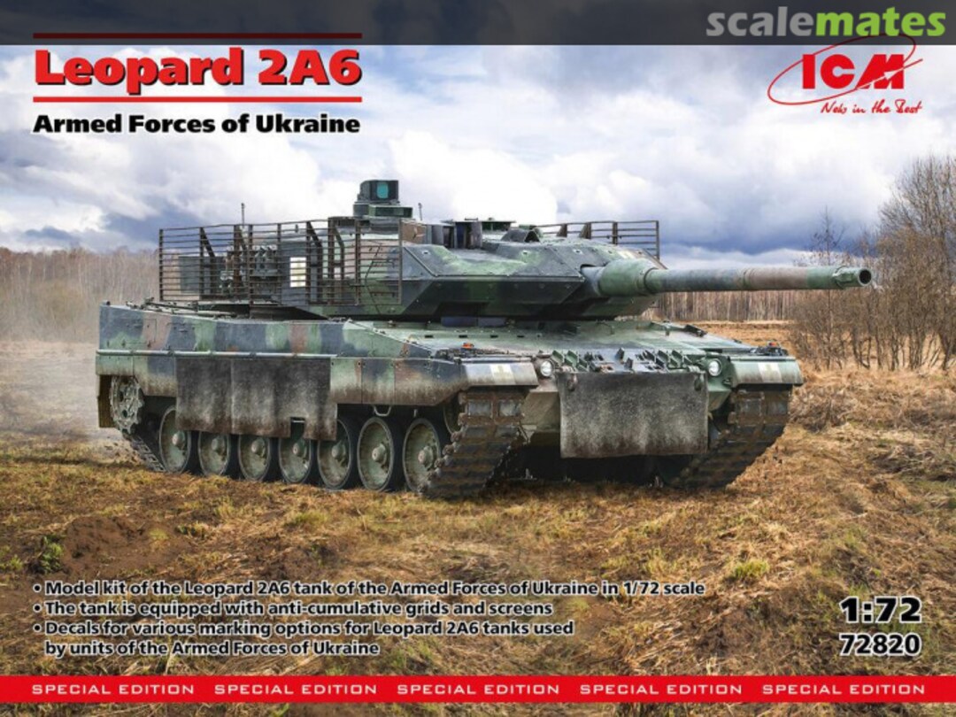 Boxart Leopard 2 A6 72820 ICM Boxart Leopard 2 A6 72820 ICM