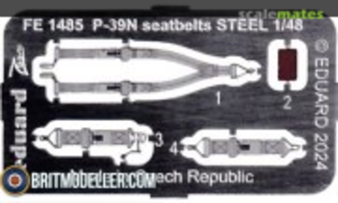 1:48 P-39N Seatbelts STEEL (Eduard FE1485) FE1485