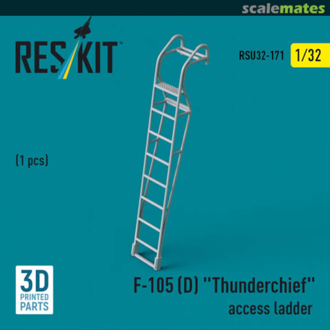 Boxart F-105D Thunderchief – access ladder (1 pcs) RSU32-0171 ResKit Boxart F-105D Thunderchief – access ladder (1 pcs) RSU32-0171 ResKit