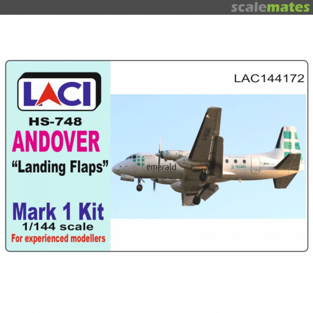 Boxart HS-748 Andover Landing Flaps 144172 LACI Boxart HS-748 Andover Landing Flaps 144172 LACI