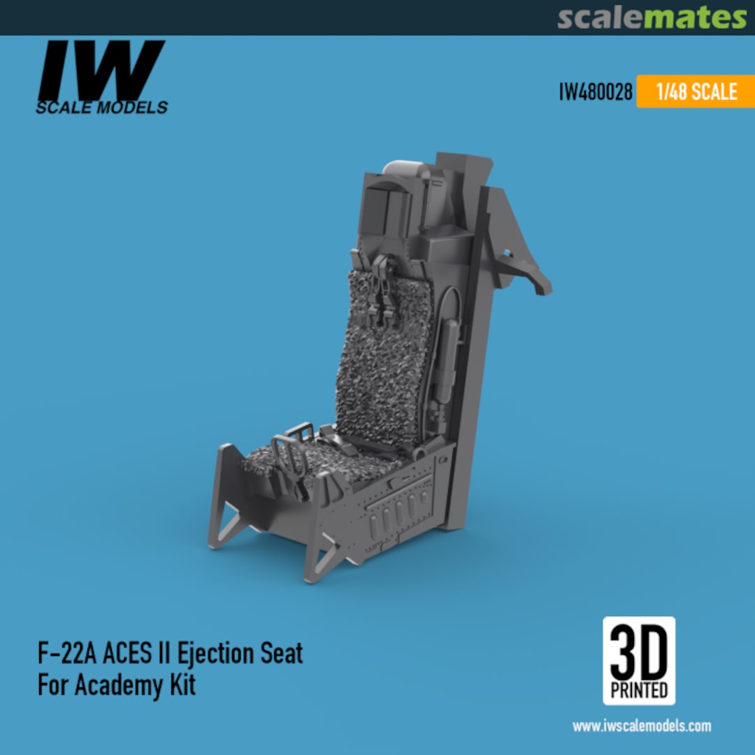 Boxart F-22A ACES II Ejection Seat IW480028 IW Scale Models Boxart F-22A ACES II Ejection Seat IW480028 IW Scale Models