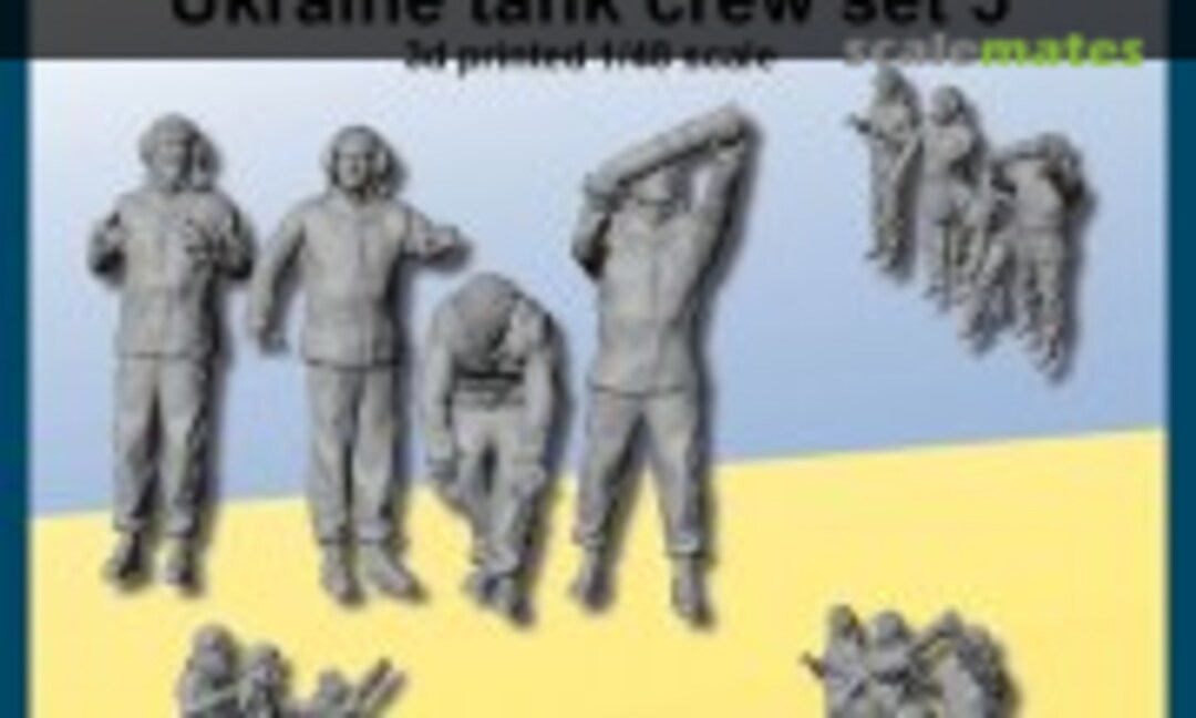 1:48 Ukraine Tank Crew Set 3 (FC Model Trend 48553) 48553