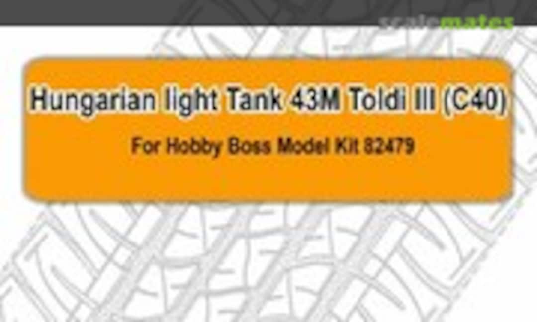 1:35 Light Tank 43M Toldi III (C40) - Wheel Mask (MAiM MAIMWM35002) MAIMWM35002