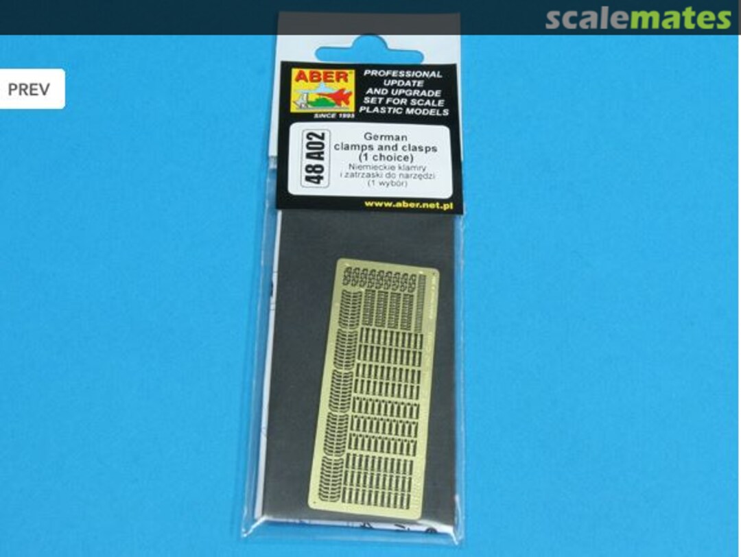 Boxart German clamps and clasps (1 choise) 48A02 Aber Boxart German clamps and clasps (1 choise) 48A02 Aber