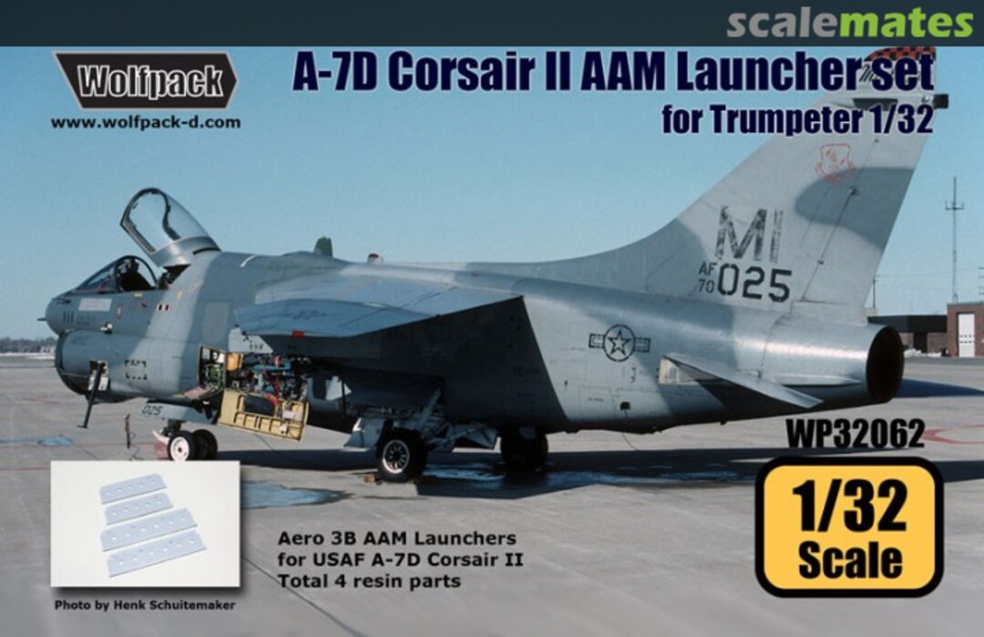 Boxart A-7D Corsair II AAM Launcher set WP32062 Wolfpack