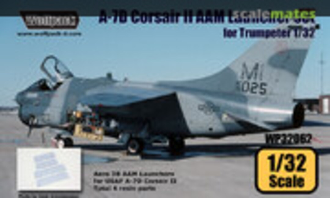 1:32 A-7D Corsair II AAM Launcher set (Wolfpack WP32062)