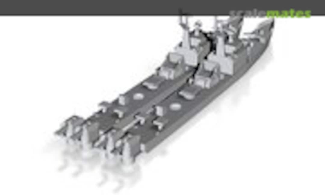 1:1250 Soviet Petya Frigate X 2 (Decapod Models )