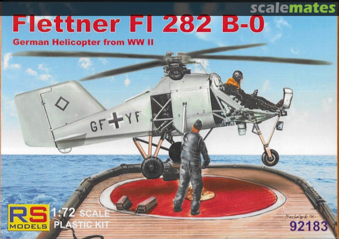 Boxart Flettner 282 B-0 92183 RS Models Boxart Flettner 282 B-0 92183 RS Models