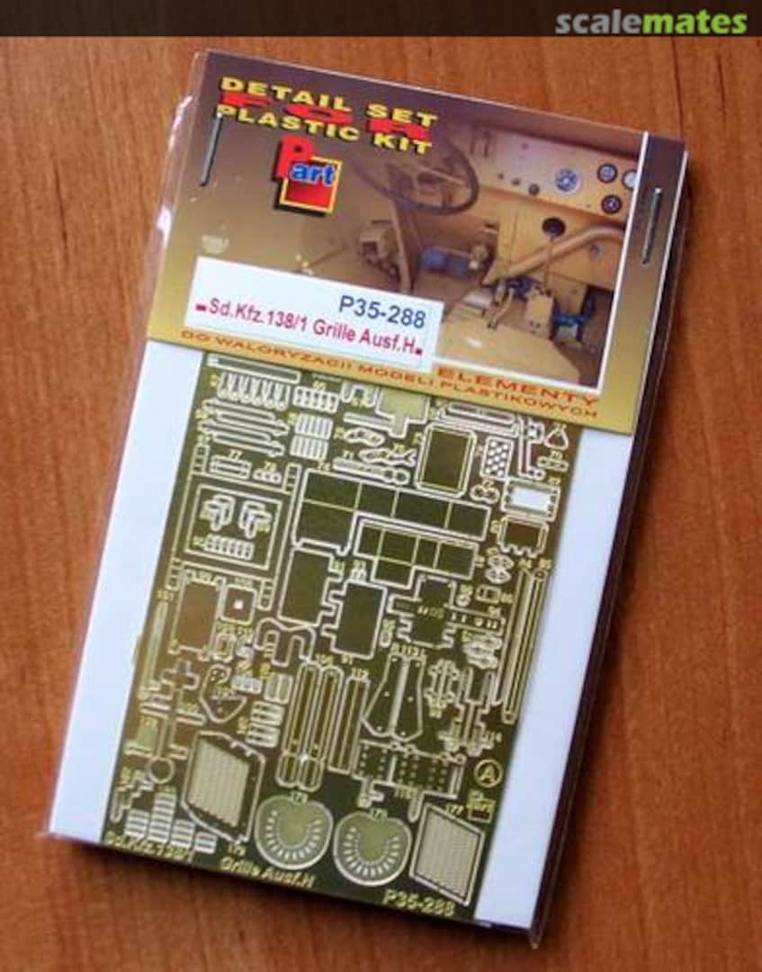 Boxart Sd.Kfz.138/1 Grille Ausf.H P35-288 Part Boxart Sd.Kfz.138/1 Grille Ausf.H P35-288 Part