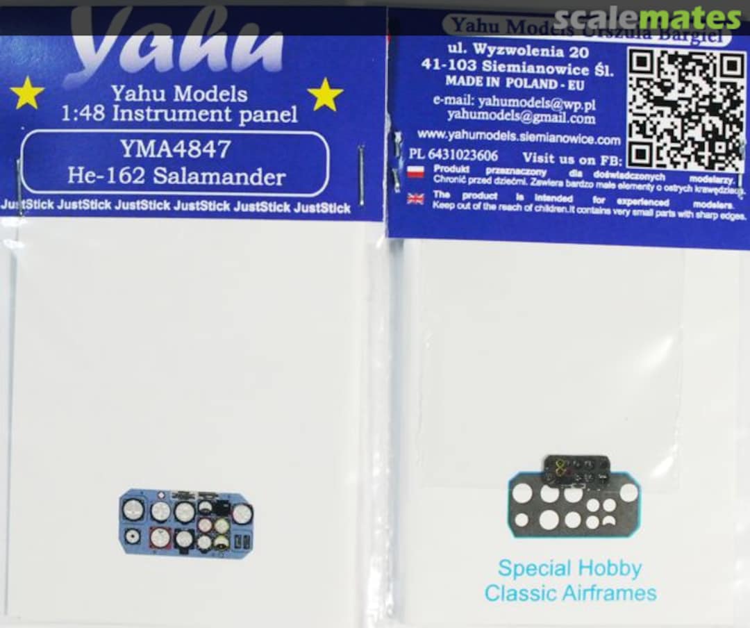 Boxart He-162 Salamander YMA4847 Yahu Models Boxart He-162 Salamander YMA4847 Yahu Models