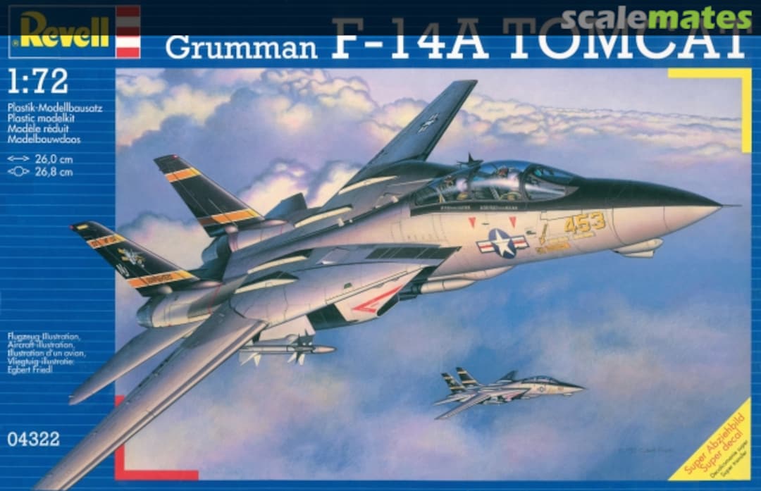 Boxart Grumman F-14A Tomcat 04322 Revell Boxart Grumman F-14A Tomcat 04322 Revell