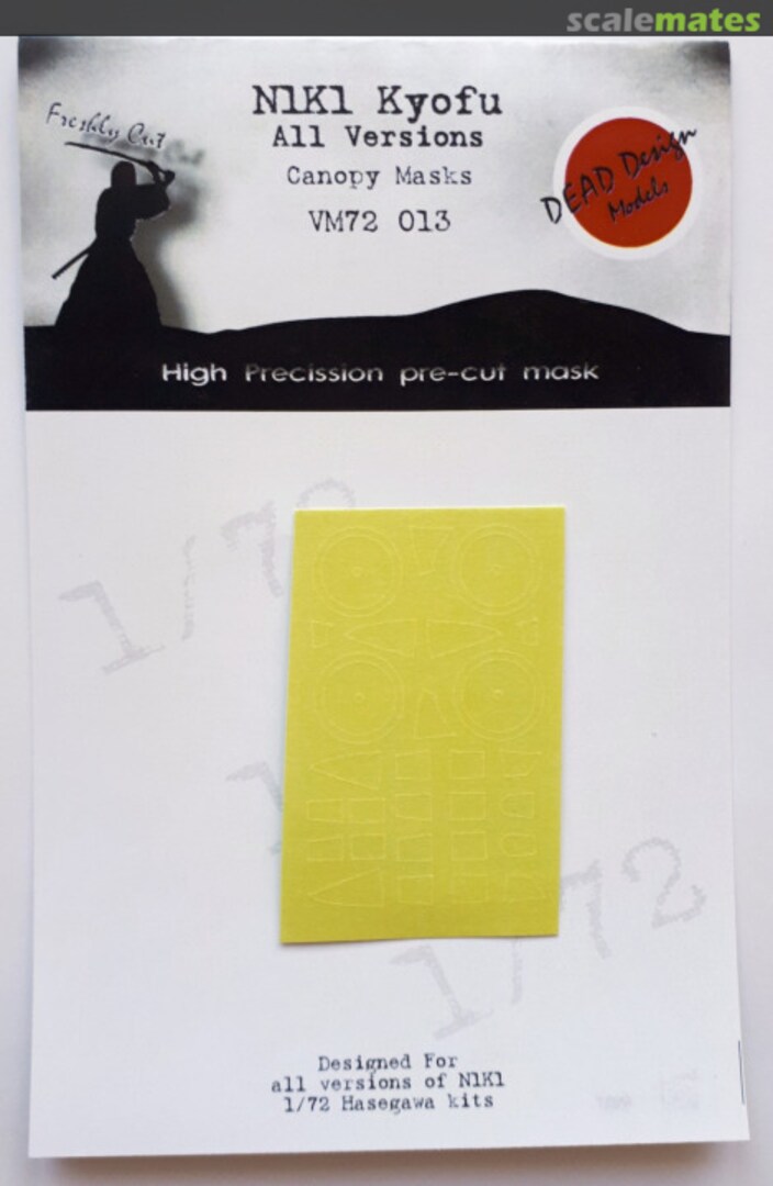 Boxart N1K1 Kyofu (All Versions) - Canopy Masks VM72013 DEAD Design Models Boxart N1K1 Kyofu (All Versions) - Canopy Masks VM72013 DEAD Design Models