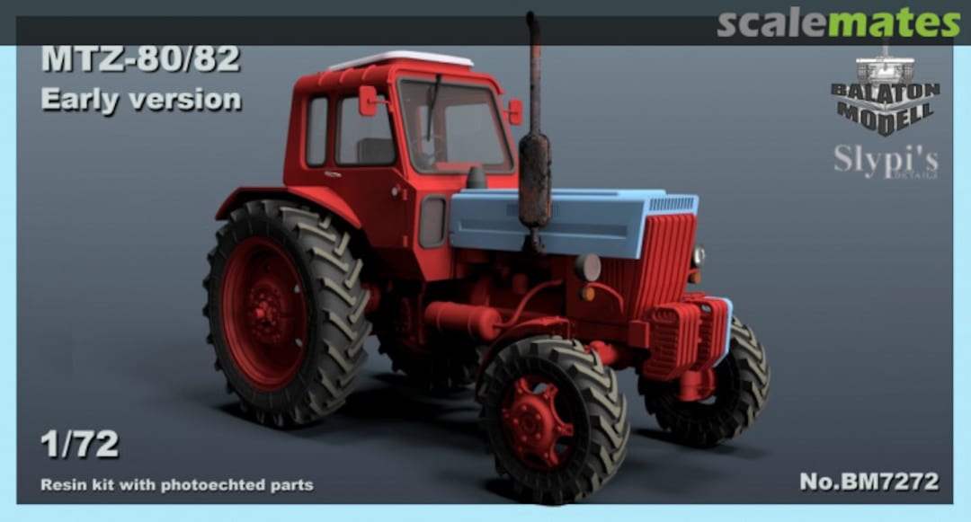 Boxart MTZ-80/82 Early version BM7272 Balaton Modell Boxart MTZ-80/82 Early version BM7272 Balaton Modell