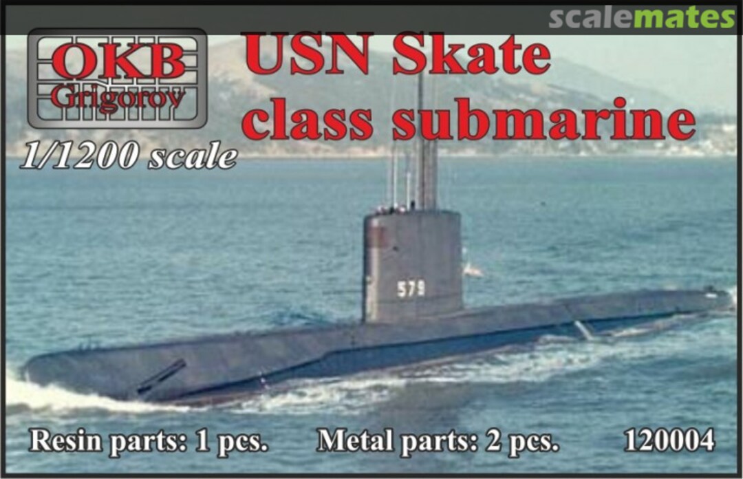 Boxart Skate class submarine 120004 OKB Grigorov Boxart Skate class submarine 120004 OKB Grigorov