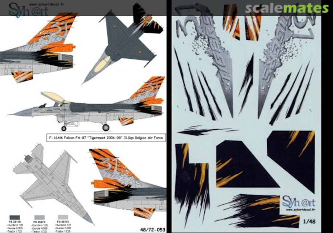 Boxart F-16AM Fighting Falcon 32-053 Syhart Boxart F-16AM Fighting Falcon 32-053 Syhart