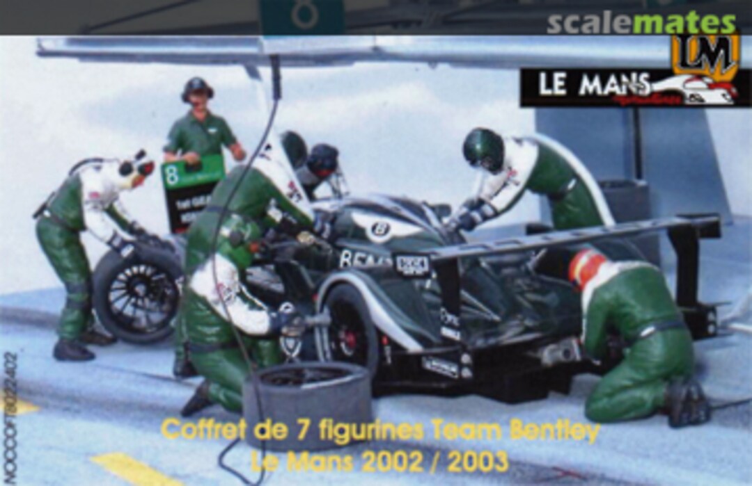 Boxart coffret de 7 figurines Team Bentley Le Mans 2002/2003 COFTB022402 Le Mans Miniatures Boxart coffret de 7 figurines Team Bentley Le Mans 2002/2003 COFTB022402 Le Mans Miniatures