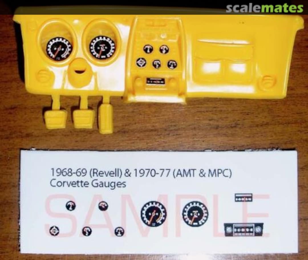 Boxart 1968-69 Revell & 1970-77 AMT and MPC Gauge Faces Best Model Car Parts Boxart 1968-69 Revell & 1970-77 AMT and MPC Gauge Faces Best Model Car Parts