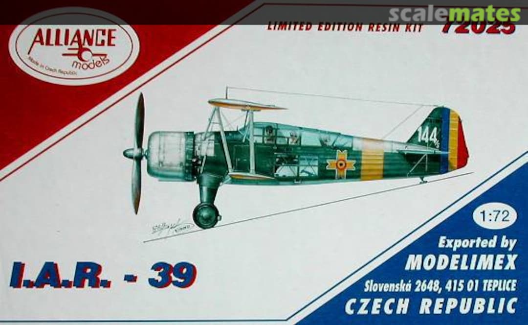 Boxart I.A.R. 39 72025 Alliance Models Boxart I.A.R. 39 72025 Alliance Models