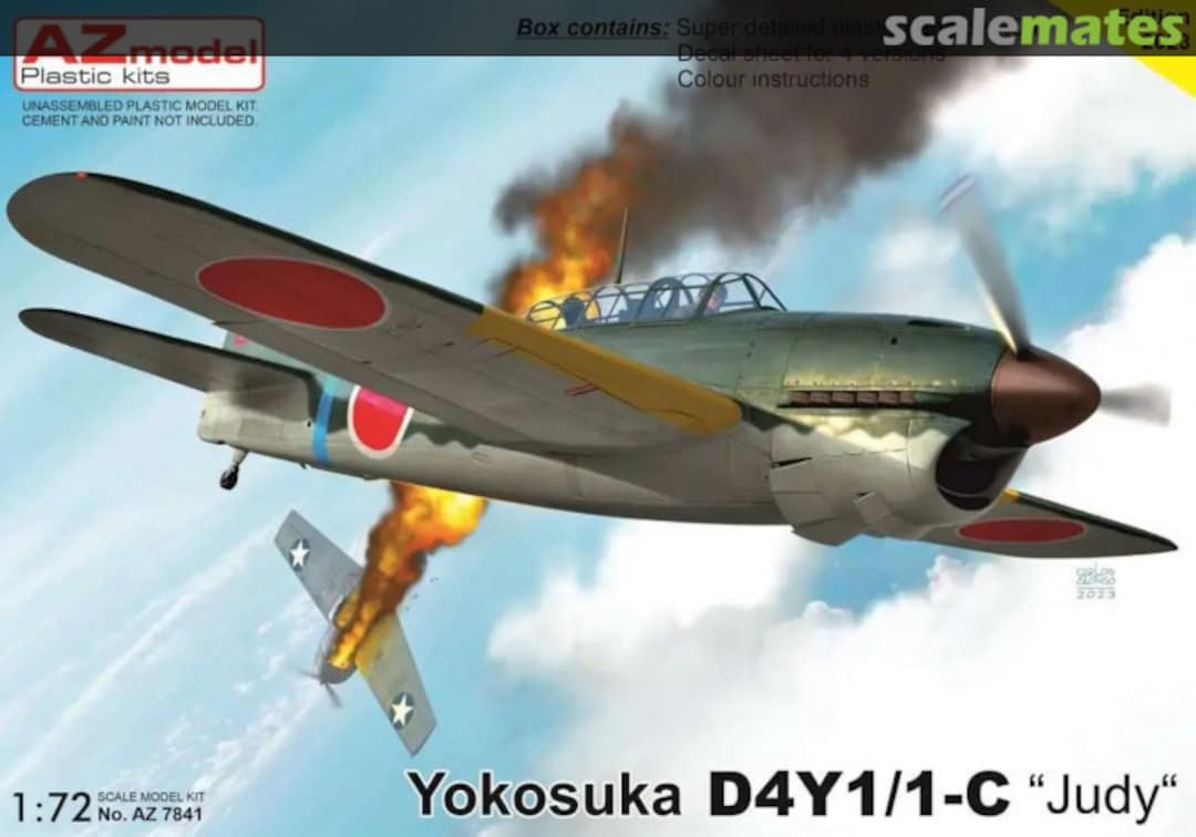 Boxart Yokosuka D4Y1/1-C "Judy" AZ 7841 AZmodel Boxart Yokosuka D4Y1/1-C "Judy" AZ 7841 AZmodel