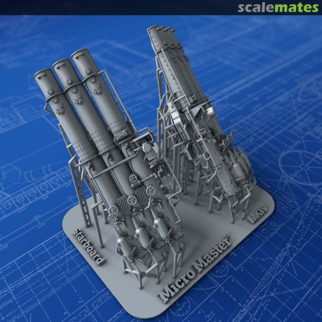 Boxart 21" TR MKIV Triple Torpedo Tubes MM1252P Micro Master Boxart 21" TR MKIV Triple Torpedo Tubes MM1252P Micro Master
