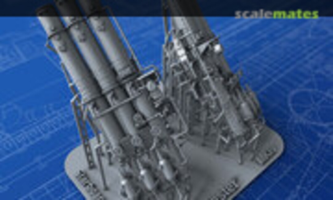 1:350 21" TR MKIV Triple Torpedo Tubes (Micro Master MM1252P) MM1252P