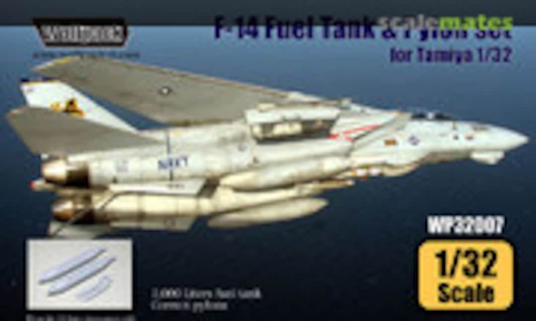1:32 F-14 Tomcat Fuel Tank and Pylon Set (Wolfpack WP32007) WP32007