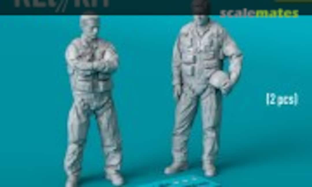 1:32 OV-10A Bronco male pilots (in a standing position - type 1) (2 pcs) (3D Printed) (ResKit RSF32-0044) RSF32-0044