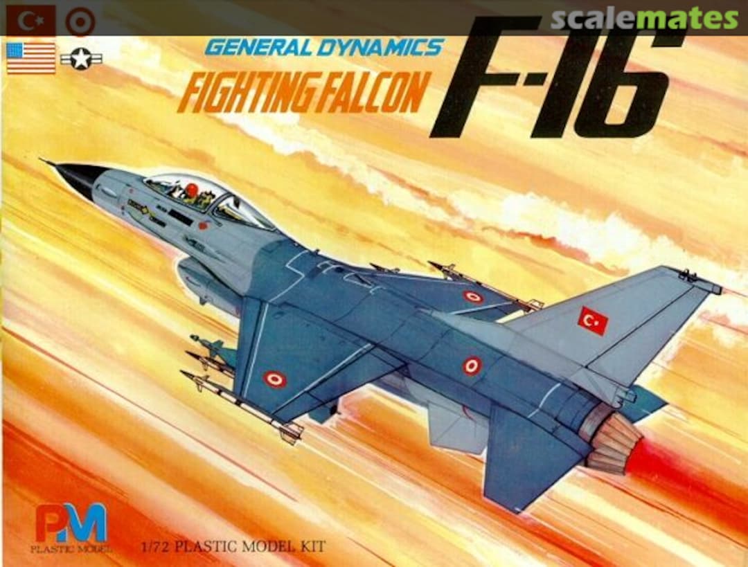 Boxart General Dynamics F-16 Fighting Falcon PM-007 PM Model Boxart General Dynamics F-16 Fighting Falcon PM-007 PM Model