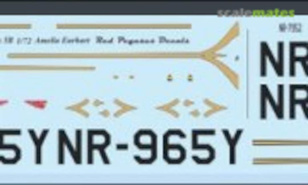 1:72 Lockheed Vega - Amelia Earhart's "Little Red Wagon" (Draw Decal 72-RPD-VEGA-01) 72-RPD-VEGA-01