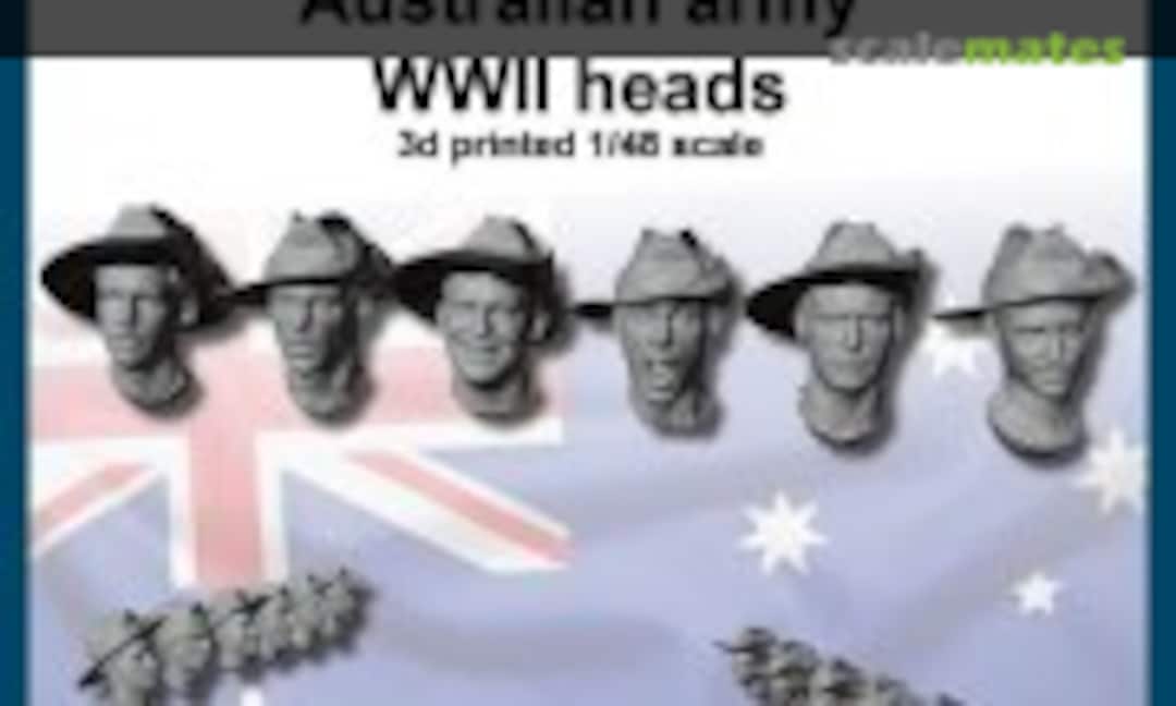 1:48 Australian Army WWII Heads (FC Model Trend 48555) 48555
