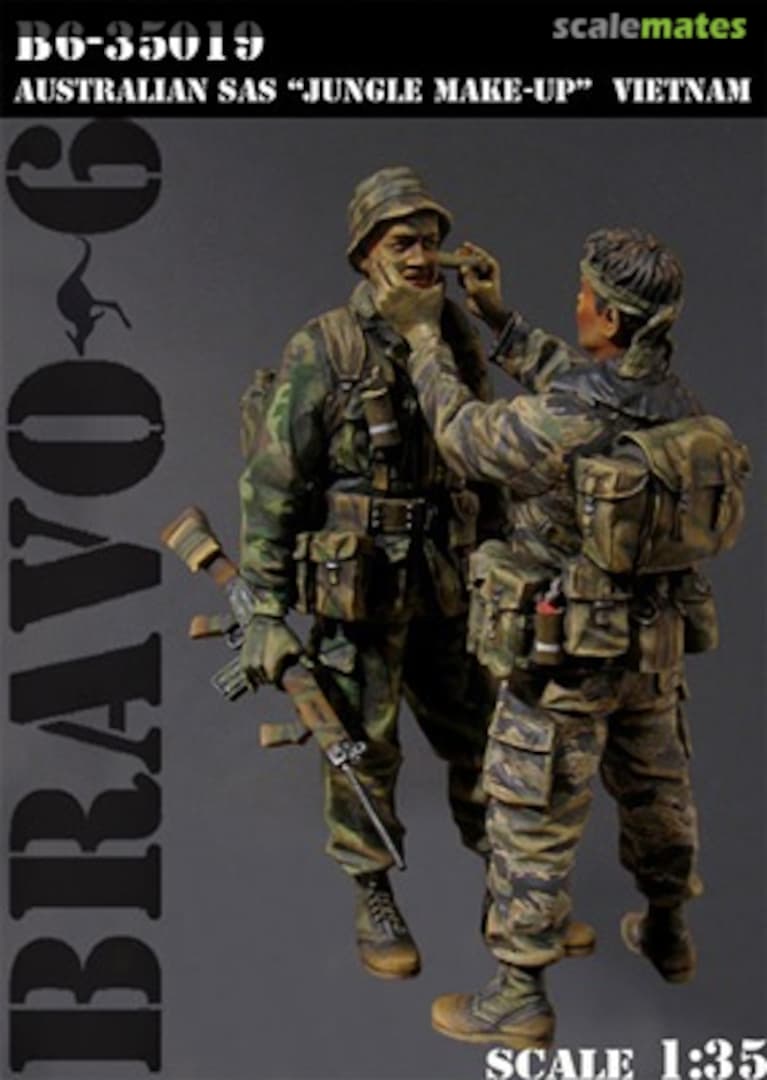 Boxart "Jungle Make-up". Australian SAS B6-35019 Bravo-6