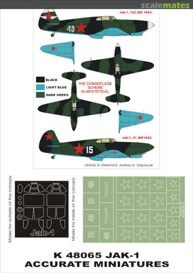 Boxart Yakovlev Yak-1 K48065 Montex Boxart Yakovlev Yak-1 K48065 Montex