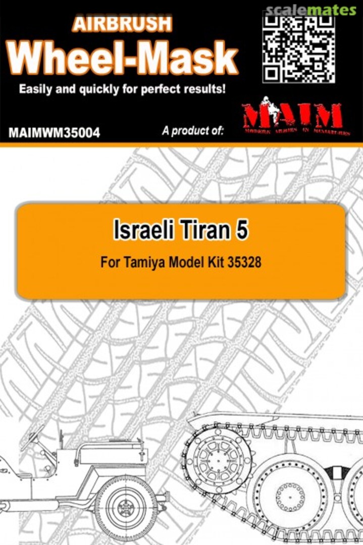 Boxart Israeli Tiran 5 - Wheel Mask MAIMWM35004 MAiM Boxart Israeli Tiran 5 - Wheel Mask MAIMWM35004 MAiM