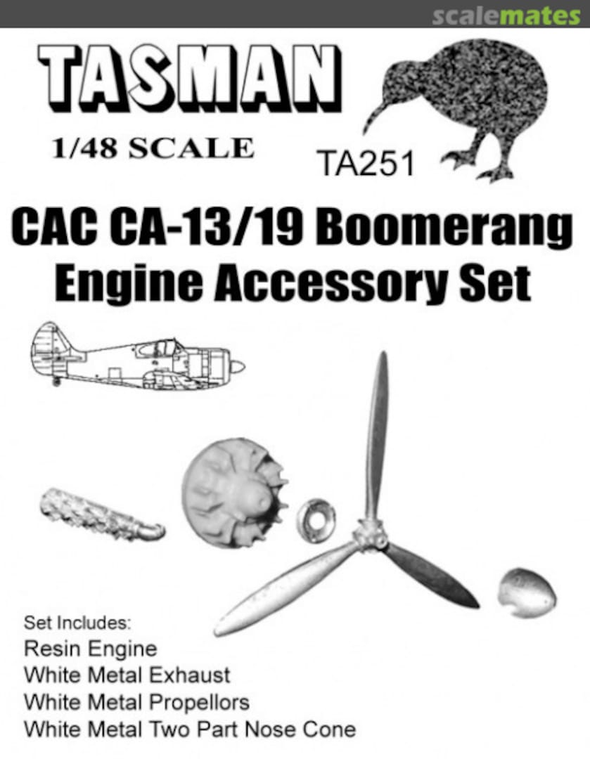 Boxart CAC CA-13/19 Boomerang TA 251 Tasman Model Products