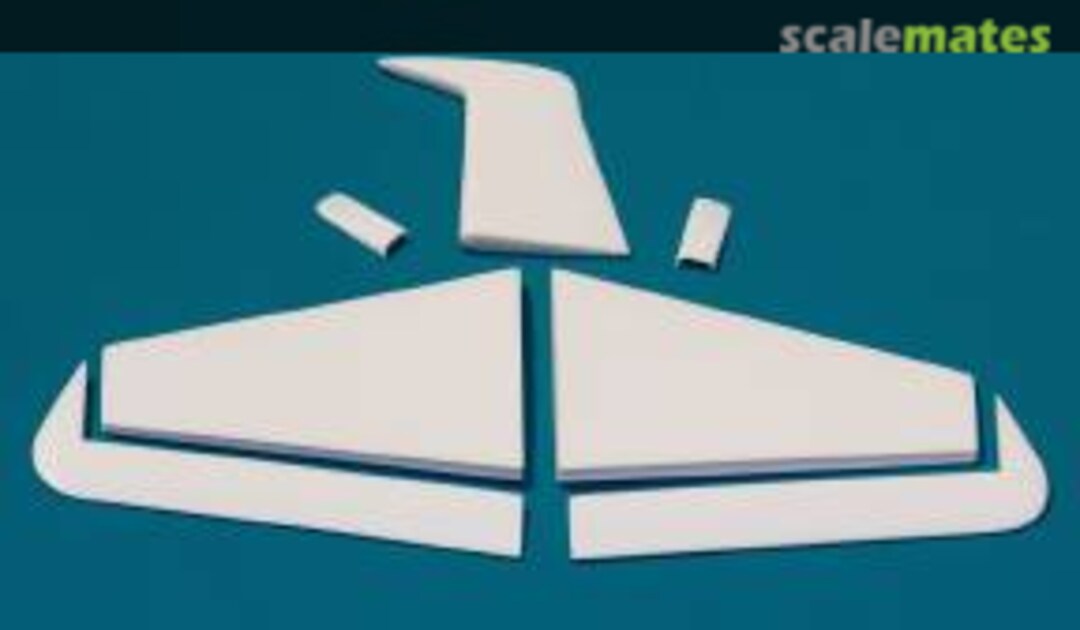 Boxart Canberra tail surfaces, scoops for B-57A and B LO48225 Loon Models Boxart Canberra tail surfaces, scoops for B-57A and B LO48225 Loon Models