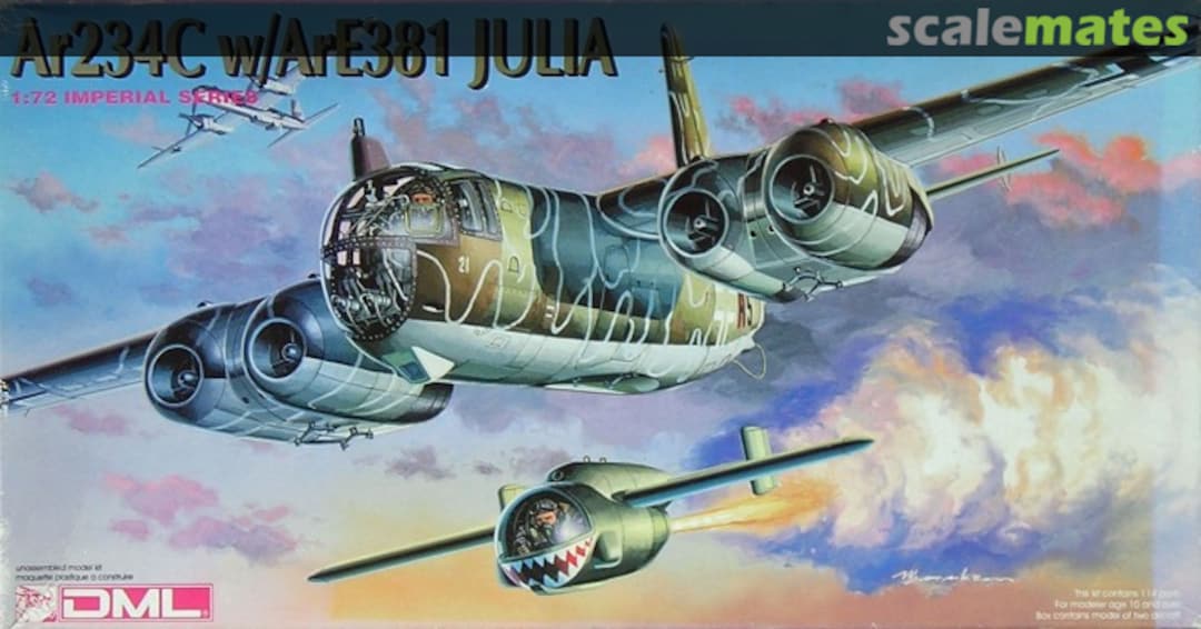 Boxart Ar 234C w/ArE381 Julia 9005 DML Boxart Ar 234C w/ArE381 Julia 9005 DML
