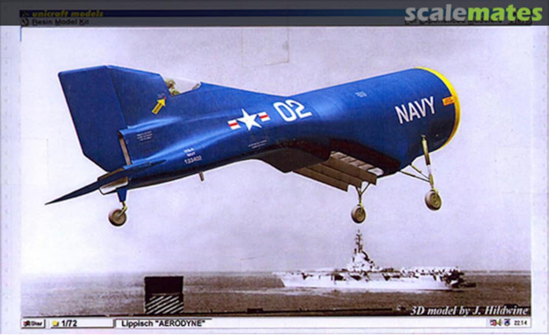 Boxart Lippisch Aerodyne 2214 Unicraft Models Boxart Lippisch Aerodyne 2214 Unicraft Models