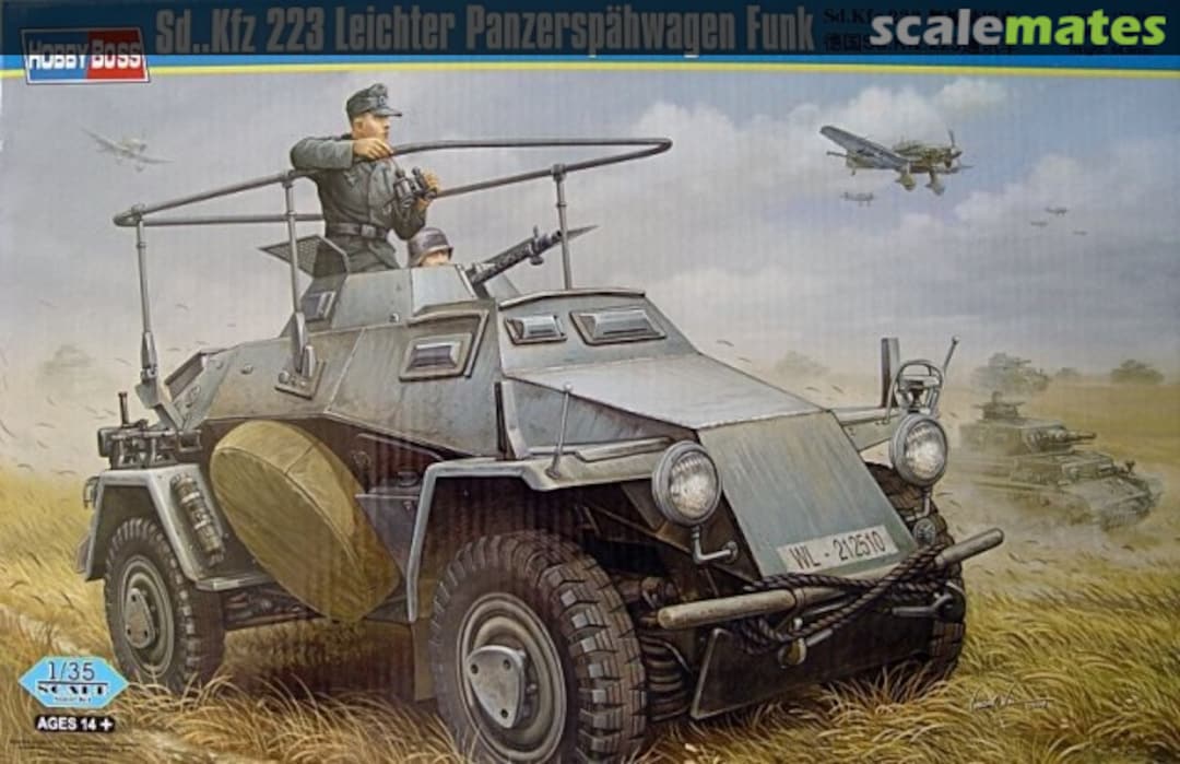 Boxart Sd.Kfz. 223 Leichter Panzerspähwagen Funk 82443 HobbyBoss Boxart Sd.Kfz. 223 Leichter Panzerspähwagen Funk 82443 HobbyBoss