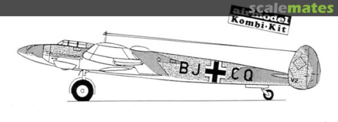 Boxart Messerschmitt Me 261 V1/V2/V3 AM-067 Airmodel