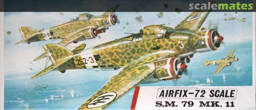 Boxart S.M. 79 Mk. 11 487 Airfix Boxart S.M. 79 Mk. 11 487 Airfix